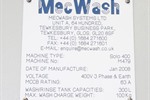 MecWash - 3 Stage Solo 400 Cleaning Plant with Aqua-save 10 