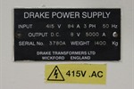 Drake - Thyristor Controlled 5000 Amp 0 to 8 Volt DC Recti
