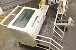 Walther Trowal - Vibratory Trough with Acoustic Booth, Conveyor, Se