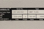 Carbolite - HRT 7/45 750°C Laboratory Bench Top Oven