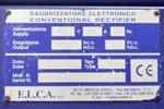 Elca - 4000 Amp 0-10 Volt Air Cooled Silicone Diode Trans